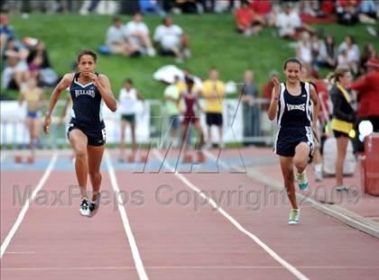 Thumbnail 2 in CIF State Championships (Girls 100 - Preliminaries) photogallery.