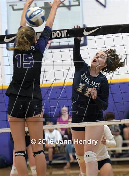 Thumbnail 3 in Fayetteville vs. Notre Dame (Durango Fall Classic) photogallery.