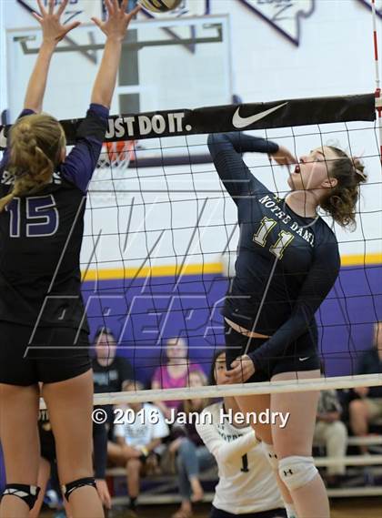 Thumbnail 2 in Fayetteville vs. Notre Dame (Durango Fall Classic) photogallery.
