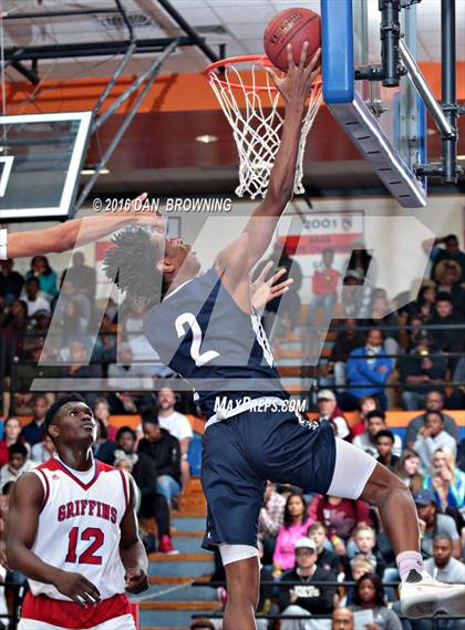 Thumbnail 1 in Hamilton Heights Christian Academy vs. Spartanburg Day (Chick-Fil-A Classic) photogallery.