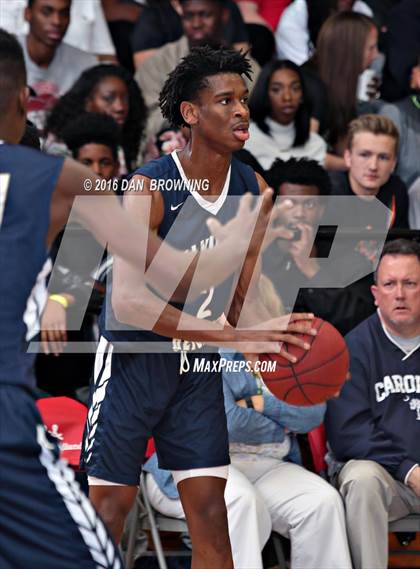 Thumbnail 2 in Hamilton Heights Christian Academy vs. Spartanburg Day (Chick-Fil-A Classic) photogallery.