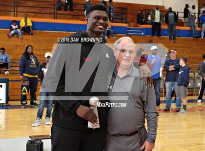 Thumbnail 2 in Hamilton Heights Christian Academy vs. Spartanburg Day (Chick-Fil-A Classic) photogallery.