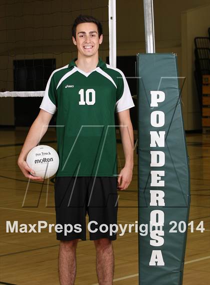 Thumbnail 1 in Ponderosa Varsity Boys Volleyball Team and Individaul Photos photogallery.