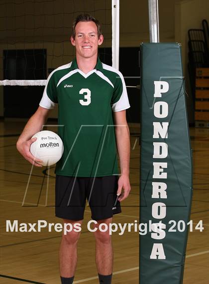 Thumbnail 2 in Ponderosa Varsity Boys Volleyball Team and Individaul Photos photogallery.