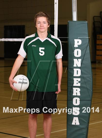 Thumbnail 1 in Ponderosa Varsity Boys Volleyball Team and Individaul Photos photogallery.