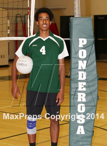 Thumbnail 1 in Ponderosa Varsity Boys Volleyball Team and Individaul Photos photogallery.