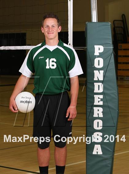 Thumbnail 3 in Ponderosa Varsity Boys Volleyball Team and Individaul Photos photogallery.