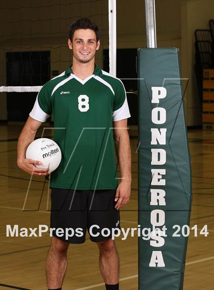 Thumbnail 2 in Ponderosa Varsity Boys Volleyball Team and Individaul Photos photogallery.