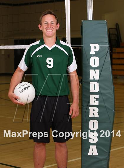 Thumbnail 1 in Ponderosa Varsity Boys Volleyball Team and Individaul Photos photogallery.