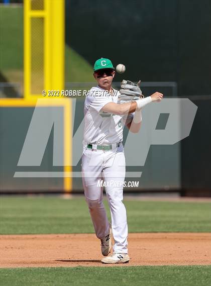 Thumbnail 1 in Southlake Carroll vs. Reagan (UIL 6A Baseball Final) photogallery.