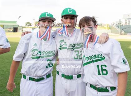 Thumbnail 1 in Southlake Carroll vs. Reagan (UIL 6A Baseball Final) photogallery.