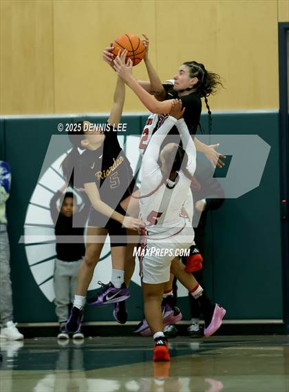 Thumbnail 2 in Archbishop Riordan vs. McClatchy (Sabrina Ionescu Showcase) photogallery.