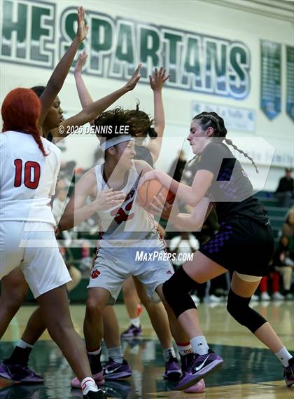 Thumbnail 1 in Archbishop Riordan vs. McClatchy (Sabrina Ionescu Showcase) photogallery.