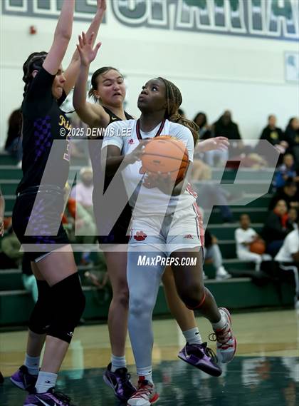 Thumbnail 2 in Archbishop Riordan vs. McClatchy (Sabrina Ionescu Showcase) photogallery.