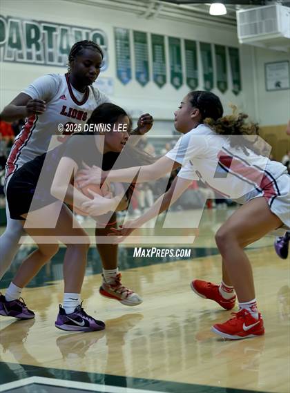 Thumbnail 3 in Archbishop Riordan vs. McClatchy (Sabrina Ionescu Showcase) photogallery.