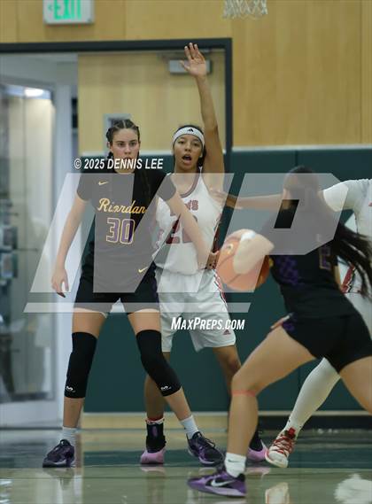 Thumbnail 1 in Archbishop Riordan vs. McClatchy (Sabrina Ionescu Showcase) photogallery.