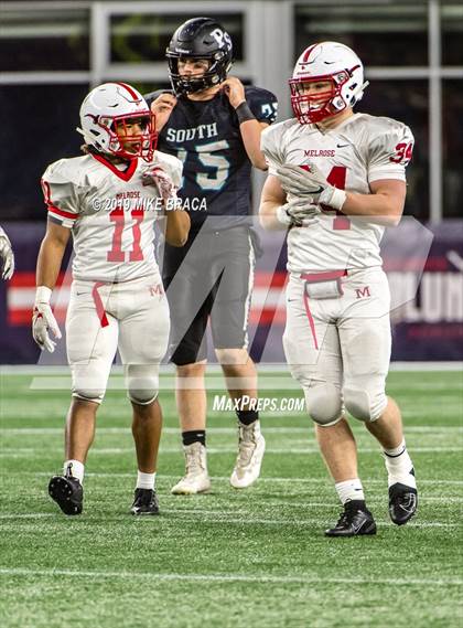 Thumbnail 1 in Melrose vs. Plymouth South (MIAA Division IV State Final) photogallery.