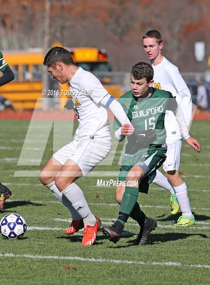 Thumbnail 3 in Guilford vs. RHAM (CIAC Class L Quarterfinal) photogallery.
