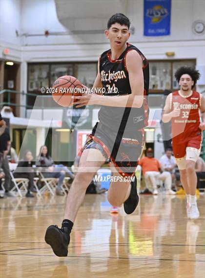 Thumbnail 1 in Michigan vs Wisconsin (Midwest All-Star Challenge) photogallery.