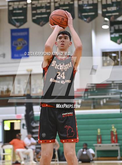 Thumbnail 1 in Michigan vs Wisconsin (Midwest All-Star Challenge) photogallery.