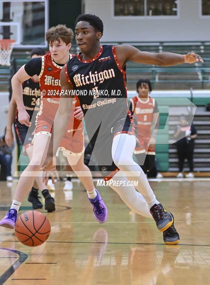Thumbnail 2 in Michigan vs Wisconsin (Midwest All-Star Challenge) photogallery.
