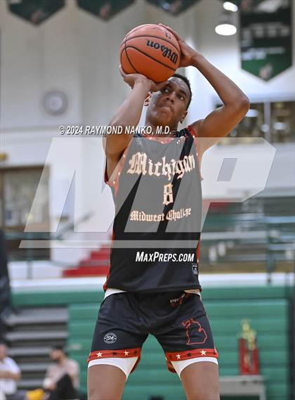 Thumbnail 2 in Michigan vs Wisconsin (Midwest All-Star Challenge) photogallery.
