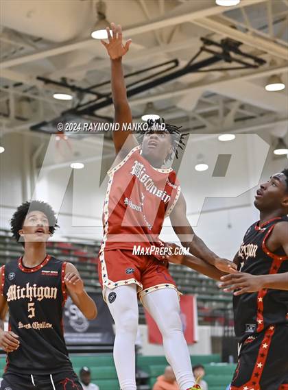 Thumbnail 1 in Michigan vs Wisconsin (Midwest All-Star Challenge) photogallery.
