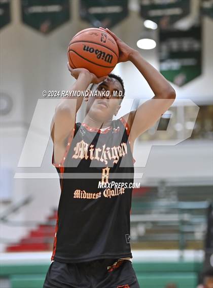 Thumbnail 1 in Michigan vs Wisconsin (Midwest All-Star Challenge) photogallery.