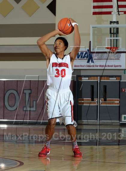 Thumbnail 1 in Westchester vs. Capital Christian (MaxPreps Holiday Classic) photogallery.
