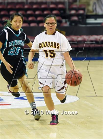 Thumbnail 2 in Greyhills Academy vs Rock Point (AIA D5 Semifinal) photogallery.