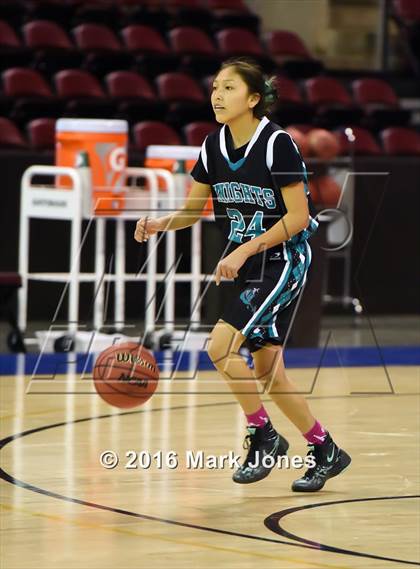 Thumbnail 2 in Greyhills Academy vs Rock Point (AIA D5 Semifinal) photogallery.