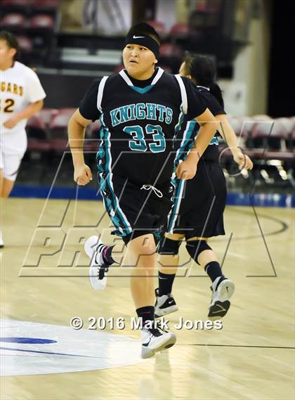 Thumbnail 1 in Greyhills Academy vs Rock Point (AIA D5 Semifinal) photogallery.