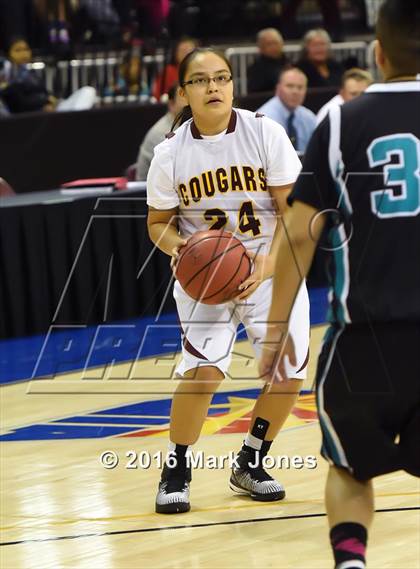 Thumbnail 1 in Greyhills Academy vs Rock Point (AIA D5 Semifinal) photogallery.