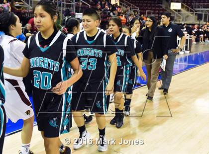 Thumbnail 3 in Greyhills Academy vs Rock Point (AIA D5 Semifinal) photogallery.