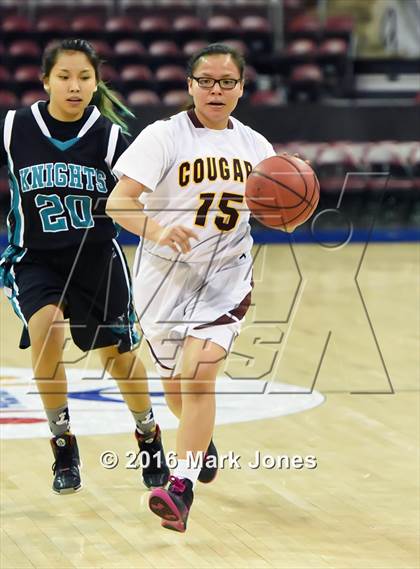 Thumbnail 3 in Greyhills Academy vs Rock Point (AIA D5 Semifinal) photogallery.