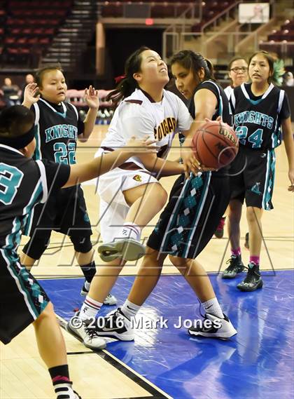 Thumbnail 2 in Greyhills Academy vs Rock Point (AIA D5 Semifinal) photogallery.