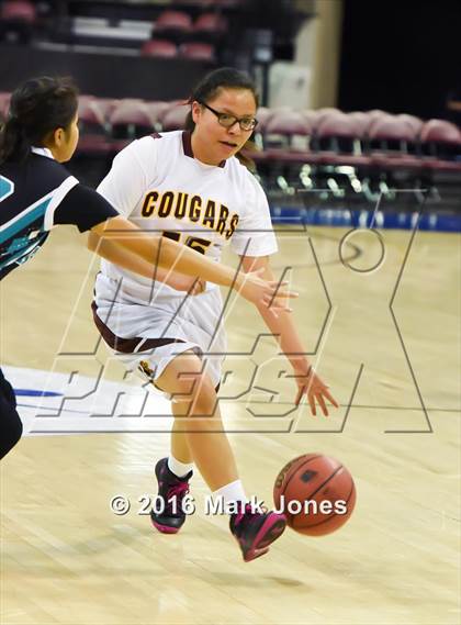 Thumbnail 3 in Greyhills Academy vs Rock Point (AIA D5 Semifinal) photogallery.