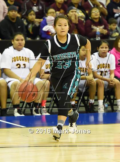 Thumbnail 2 in Greyhills Academy vs Rock Point (AIA D5 Semifinal) photogallery.