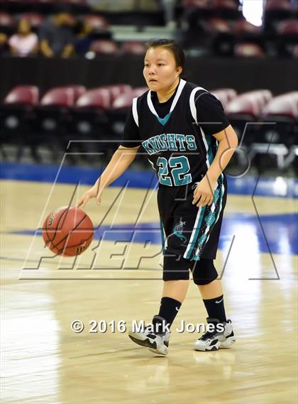 Thumbnail 1 in Greyhills Academy vs Rock Point (AIA D5 Semifinal) photogallery.