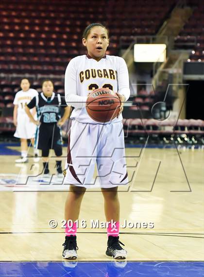 Thumbnail 1 in Greyhills Academy vs Rock Point (AIA D5 Semifinal) photogallery.