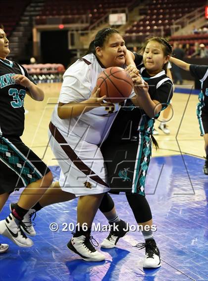 Thumbnail 1 in Greyhills Academy vs Rock Point (AIA D5 Semifinal) photogallery.