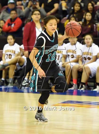 Thumbnail 1 in Greyhills Academy vs Rock Point (AIA D5 Semifinal) photogallery.