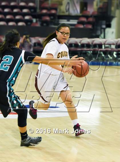 Thumbnail 2 in Greyhills Academy vs Rock Point (AIA D5 Semifinal) photogallery.