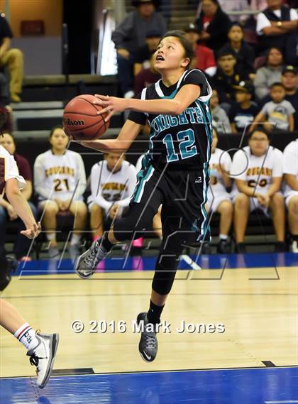 Thumbnail 3 in Greyhills Academy vs Rock Point (AIA D5 Semifinal) photogallery.