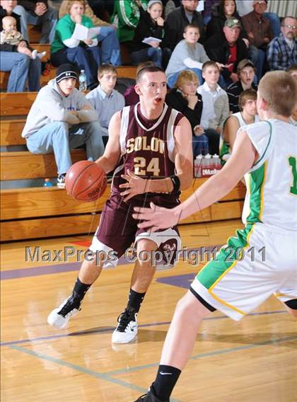 Thumbnail 2 in Solon Springs vs Prairie Farm (Clayton Holiday Tournament) photogallery.