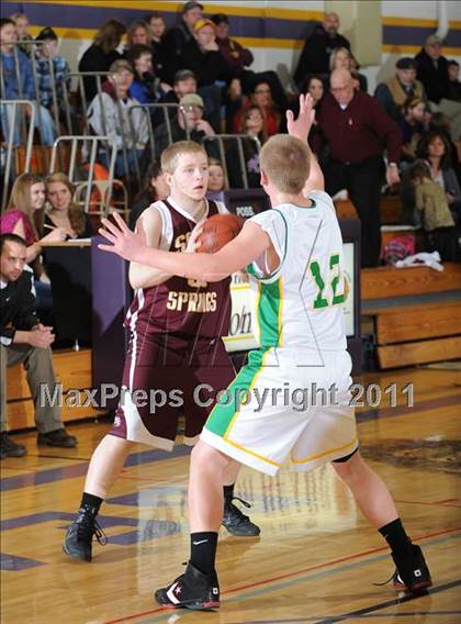Thumbnail 3 in Solon Springs vs Prairie Farm (Clayton Holiday Tournament) photogallery.