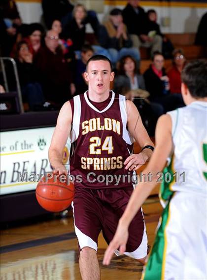 Thumbnail 3 in Solon Springs vs Prairie Farm (Clayton Holiday Tournament) photogallery.