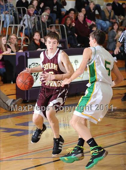 Thumbnail 2 in Solon Springs vs Prairie Farm (Clayton Holiday Tournament) photogallery.
