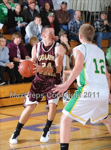 Thumbnail 1 in Solon Springs vs Prairie Farm (Clayton Holiday Tournament) photogallery.