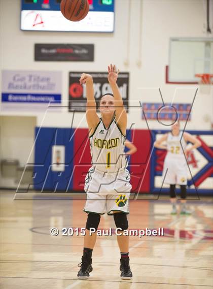 Thumbnail 1 in Horizon vs Saguaro (Arcadia Lady Hoops Tournament) photogallery.